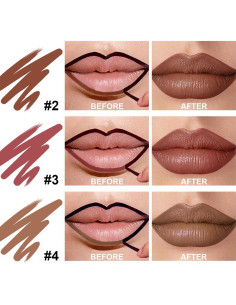 Kit de Lápiz Labial Peel Off GLSFACE - 3 Colores Mate 2