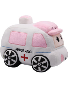 Juguete de Ambulancia de Peluche YONLIT 26.9 cm Suave 2
