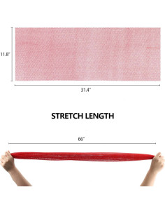 Esponja de Red Africana BTYMS - 6 Piezas Exfoliantes 30x80 cm 2