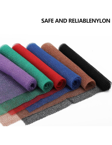 Esponja de Red Africana BTYMS - 6 Piezas Exfoliantes 30x80 cm