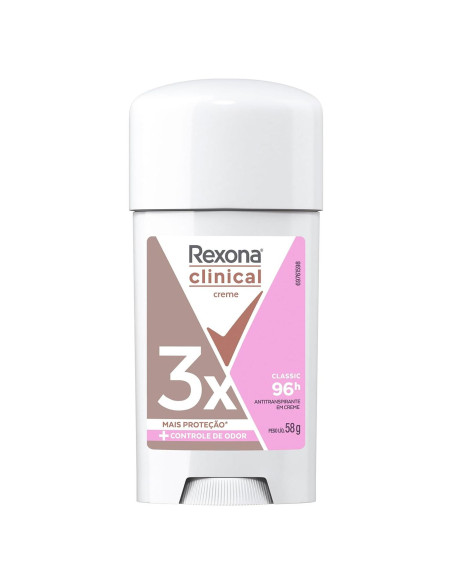 Desodorante Clínico Rexona 58g - Protección 96 horas