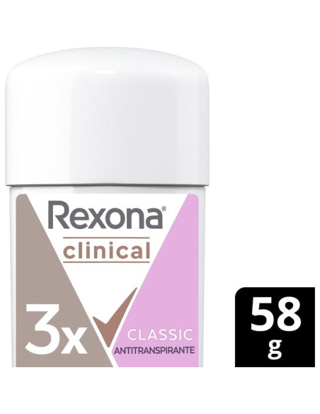 Desodorante Clínico Rexona 58g - Protección 96 horas