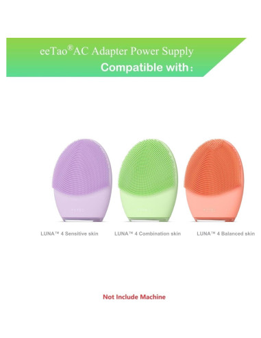Cargador de Reemplazo 5V eeTao para Cepillo Facial FOREO Luna 4