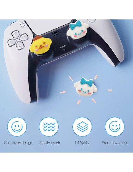 Tapones de Pulgar PERFECTSIGHT para PS4/PS5 y Xbox - 4 Pcs