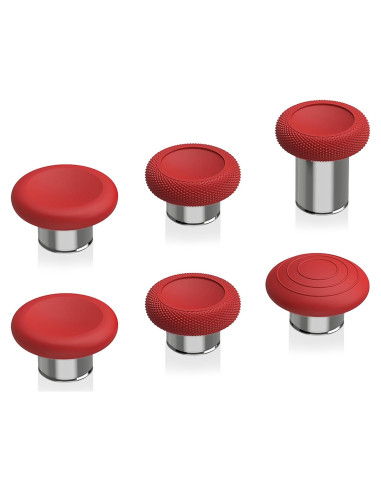 Palancas de Reemplazo eXtremeRate para Xbox Elite 2 - Rojo y Plata