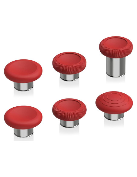 Palancas de Reemplazo eXtremeRate para Xbox Elite 2 - Rojo y Plata