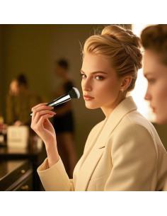 Juego de brochas de maquillaje EVRCHGIEA 15 piezas pelo de cabra 2