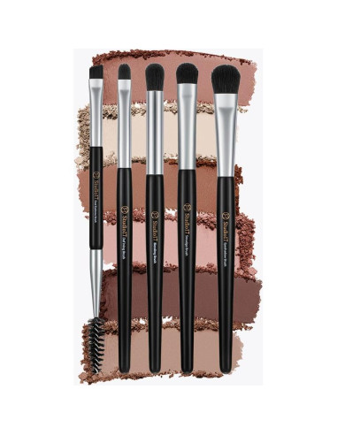 Juego de Brochas para Maquillaje de Ojos Studio17 - 5 Pcs