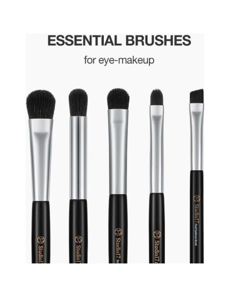 Juego de Brochas para Maquillaje de Ojos Studio17 - 5 Pcs Juego de Brochas para Maquillaje de Ojos Studio17 - 5 Pcs
