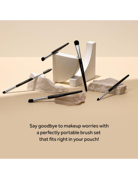 Juego de Brochas para Maquillaje de Ojos Studio17 - 5 Pcs Juego de Brochas para Maquillaje de Ojos Studio17 - 5 Pcs