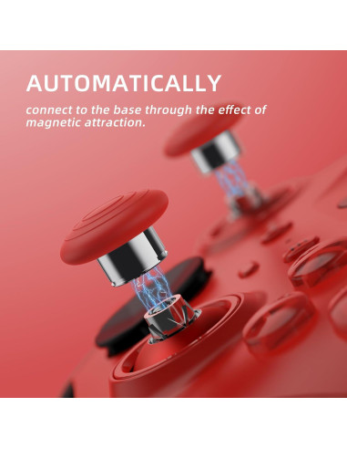 Palancas de Reemplazo eXtremeRate para Xbox Elite 2 - Rojo y Plata