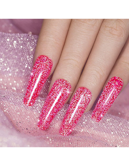 Esmalte de Uñas Gel Rosa Neón RARJSM 7.5ml Brillante