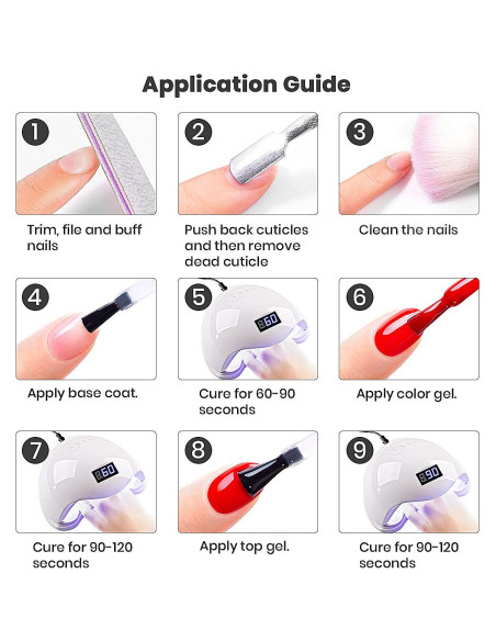 Esmalte de Uñas Gel Rosa Neón RARJSM 7.5ml Brillante