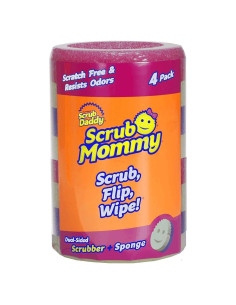 Esponja de Limpieza Scrub Daddy - Doble Cara, 4 Unidades