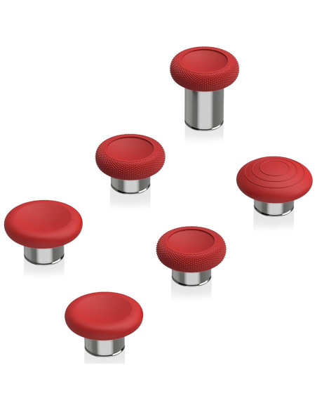 Palancas de Reemplazo eXtremeRate para Xbox Elite 2 - Rojo y Plata