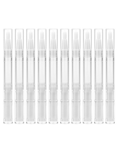 10 Bolígrafos de Aceite Transparentes SOKOSEY 3ml con Pipetas