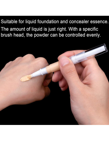 10 Bolígrafos de Aceite Transparentes SOKOSEY 3ml con Pipetas