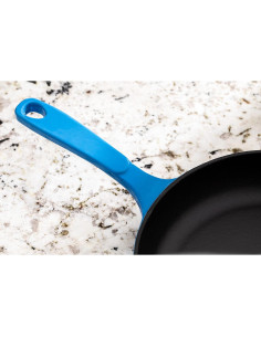 Sartén de Hierro Fundido Enameled Lodge EC11S33 28 cm Azul 2