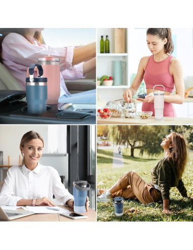 Bota de Silicona PICcircuit para Botellas Stanley y Hydro Flask - 2PCS