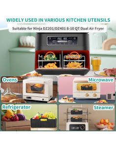 Accesorios para Freidora de Aire HOMELYLIFE 10 Pcs 8-10QT 2