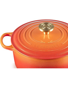Olla Holandesa Redonda Le Creuset Hierro Fundido 4.26 L Flamme Doree 2