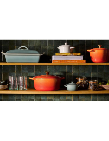 Olla Holandesa Redonda Le Creuset Hierro Fundido 4.26 L Flamme Doree