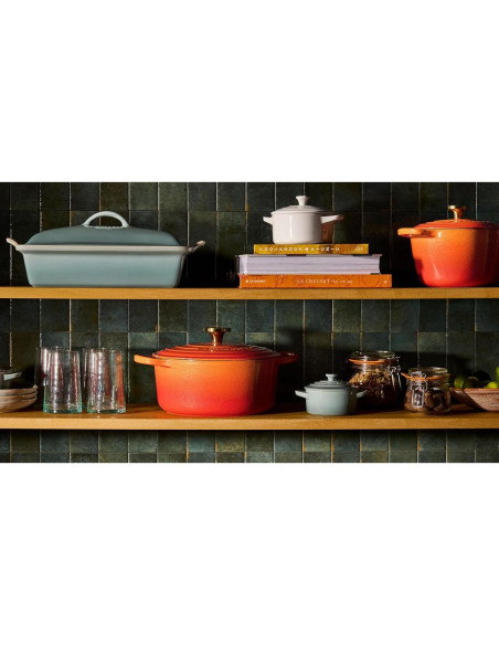Olla Holandesa Redonda Le Creuset Hierro Fundido 4.26 L Flamme Doree