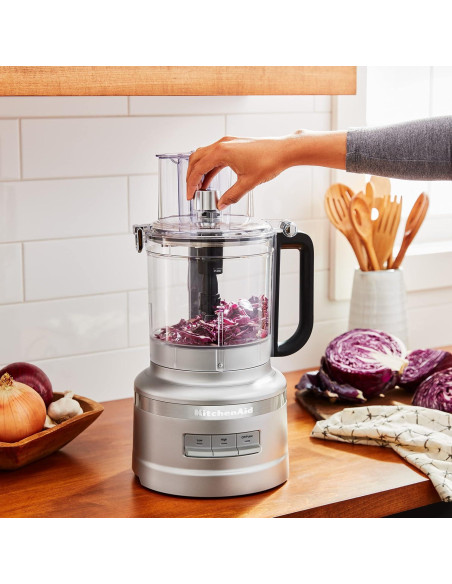 Procesador de Alimentos KitchenAid KFP1317 de 13 Tazas Plata