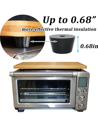 Tabla de Cortar de Bambú Anfu para Horno Breville 44.6x27.6cm