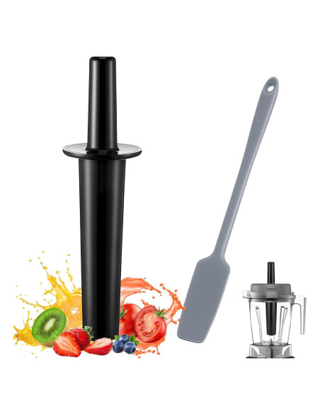 Émbolo y Espátula de Silicona Dunkive para Licuadora Vitamix