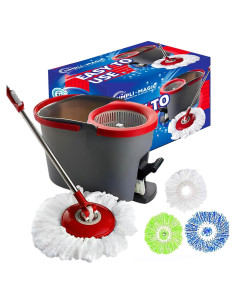 Sistema de Limpieza Mop Giratorio Simpli-Magic 79349 con 3 Cabezas