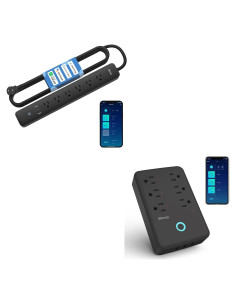 Enchufe Inteligente Extensor GHome 6 Salidas 2 USB-A 1 USB-C