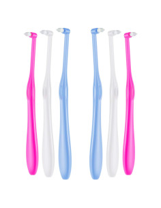 Boao 6 Cepillos de Dientes Tufted Suaves Interdentales