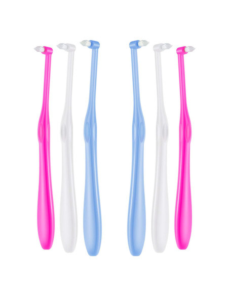 Boao 6 Cepillos de Dientes Tufted Suaves Interdentales