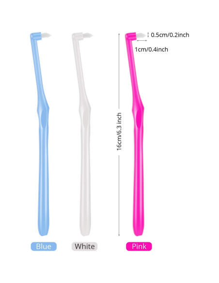 Boao 6 Cepillos de Dientes Tufted Suaves Interdentales