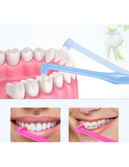 Boao 6 Cepillos de Dientes Tufted Suaves Interdentales