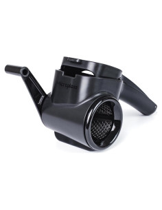 Rallador de Queso Rotatorio Microplane Negro - Acero Inoxidable