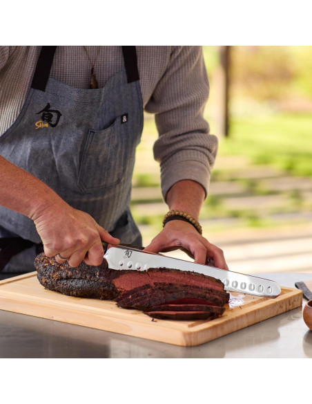Cuchillo para Brisket Shun Classic 30 cm Hueco Damasco