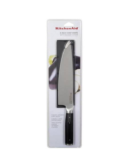 Cuchillo de Chef KitchenAid Forjado 20.32 cm Acero Inoxidable