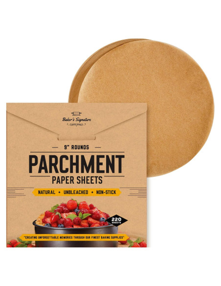 Forros de Papel para Hornear Baker's Signature 9" Redondo - 220 Pzs