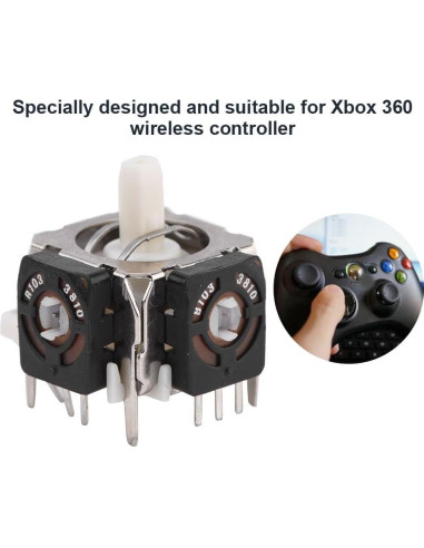 Joystick 3D Reemplazo Sanpyl para Controlador Xbox 360 (5 Pcs)