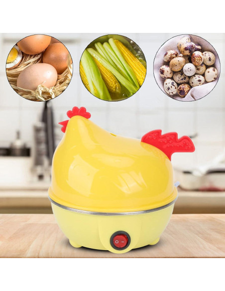 Cocedor de Huevos Eléctrico HYWHUYANG en Forma de Pollo 350W