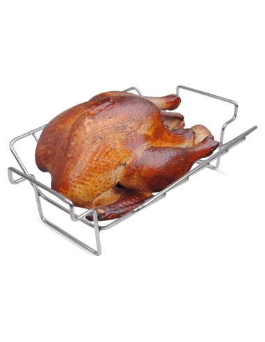 Soporte para Costillas y Pavo DOLAMOTY Acero Inoxidable 45 cm