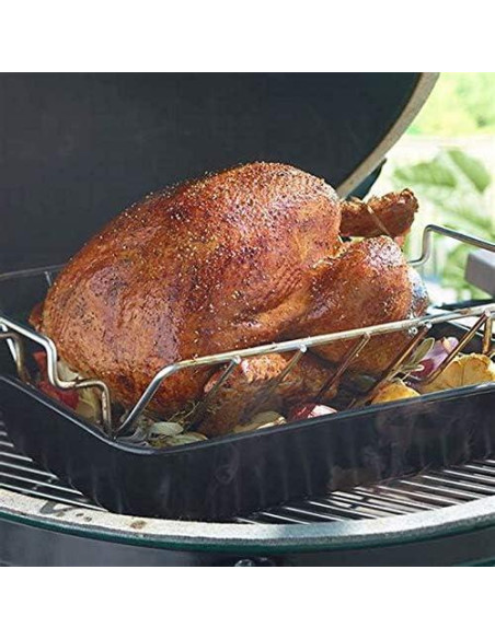 Soporte para Costillas y Pavo DOLAMOTY Acero Inoxidable 45 cm