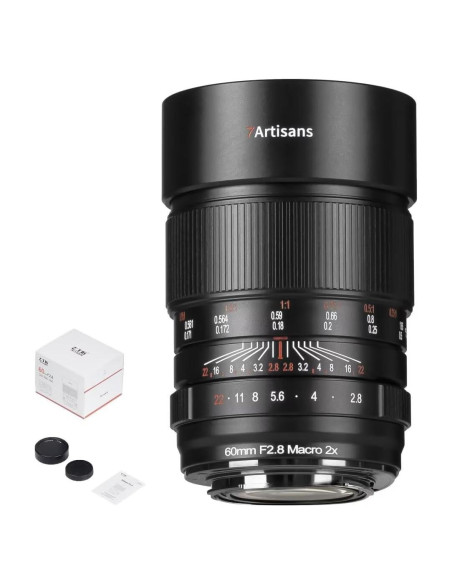 Lente Macro 60mm F2.8 2X para Canon RF - 7artisans