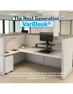 Elevador de Escritorio Eléctrico VARI Premier 81.3 cm Negro 2