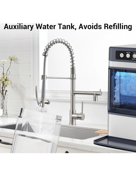 Fabricador de Hielo Nugget FADHOLE 18.14kg/día Autolimpiante