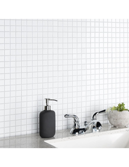 Azulejo de Porcelana Blanco Mate Merola 27.3x29.8 cm