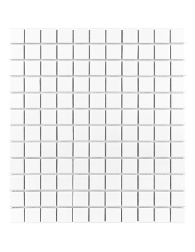 Azulejo de Porcelana Blanco Mate Merola 27.3x29.8 cm