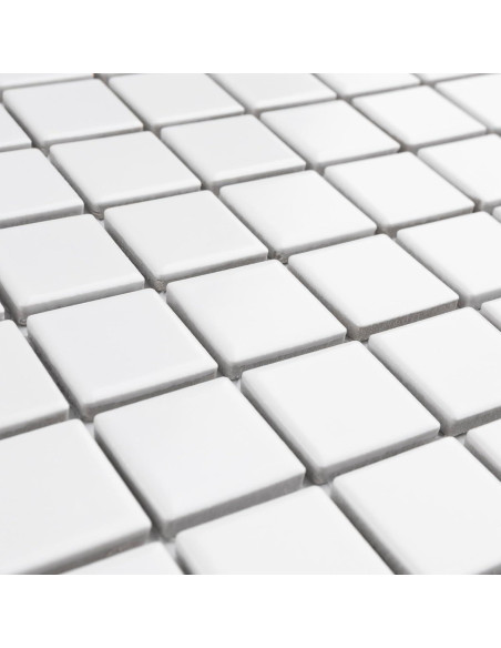 Azulejo de Porcelana Blanco Mate Merola 27.3x29.8 cm